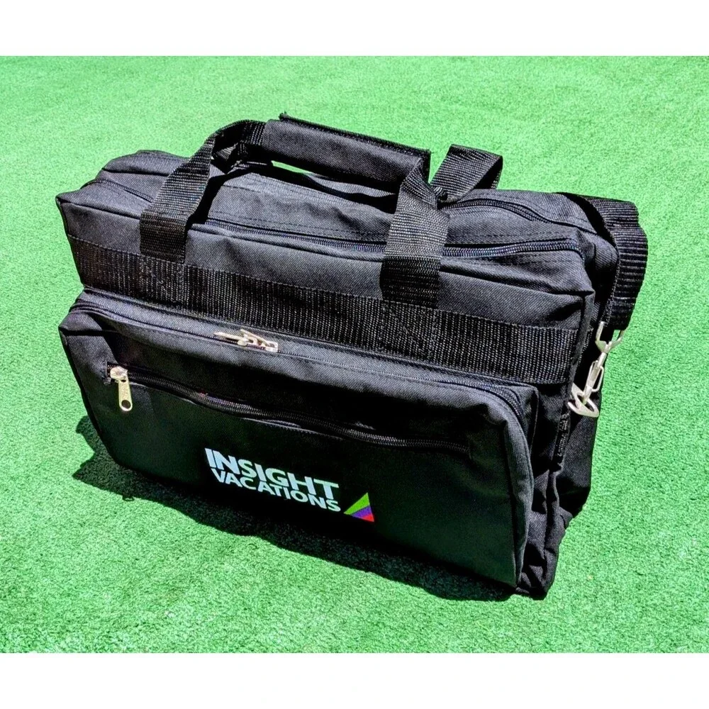Messenger Carry Case Computer Laptop Shoulder Strap Bag Multipocket Handbag NIP
